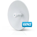 Ubiquiti Airmax PowerBeam 5AC-Gen2, 5 GHz Point-to-Point (PtP) Bridge, Integrated Dish Reflector, 450+ Mbps 5 GHz, 15+ km Range