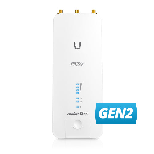 Ubiquiti Rocket AC Prism Gen2 5GHz Radio with speeds up to 450+Mbps, 50+ Client Capacity, Integrated GPS sync,  2Yr Warr