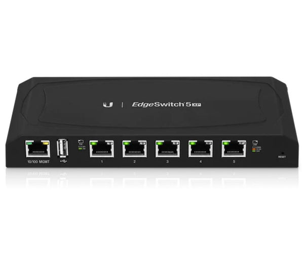 Ubiquiti ToughSwitch 5port PoE Gigabit Managed Switch, 24v PoE, Wall Mountable, No Controller Needed - Also known as ES-5XP-AU,  2Yr Warr