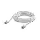 Ubiquiti UniFi Premium Patch Cable Outdoor, 8M, White, Ultra-thin, Rugged, Shielded Patch, Designed &Optimized, For 10 GbE Networking.