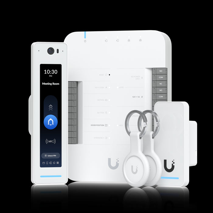 Ubiquiti UniFi Access Gen 2 Pro Starter Kit - Comprehensive UniFi Access Starter Kit - UniFi Dream Machine Pro required, 2Yr Warr