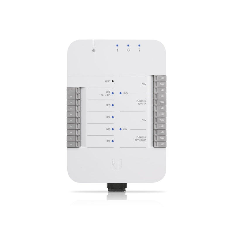 Ubiquiti UniFi Access Hubï¼ŒSingle Door Entry Mechanismï¼ŒPoE Power, Support UA-LITE& UA-PRO,Four Inputs &12v Dry Relays for Most Door Lock, 2Yr Warr