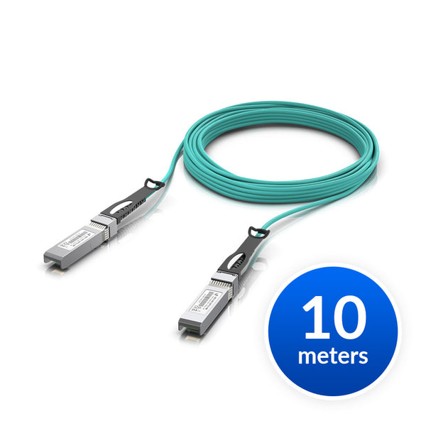 Ubiquiti 10 Gbps Long-Range DAC, 10m Length, Long-range SFP+ Direct Attach Cable w 10 Gbps Maximum Throughput Rate, 2Yr Warr