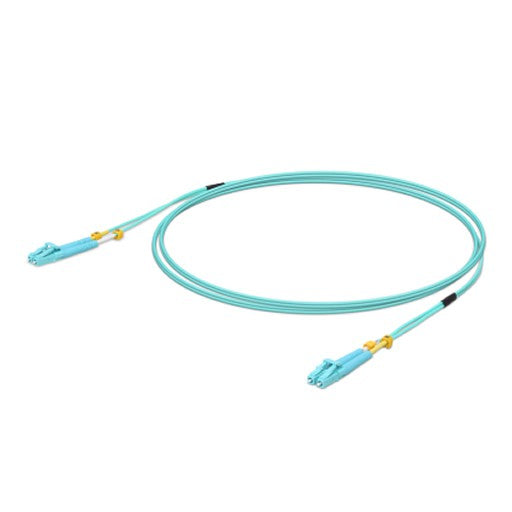Ubiquiti MultiMode 10 Gbps OM3 Duplex LC Cable, 3m Length, Single Unit,10 Gbps Throughput, LC-LC Connector,