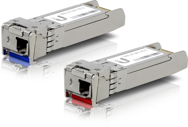 Ubiquiti UFiber SFP+ Single-Mode Module, 10G BiDi,  2 Pack, Same 10 Gbps Speed, Less Cable Required (Single Strand, LC Connector), 2Yr Warr