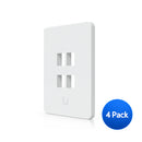 Ubiquiti Universal Paintable Keystone Wall Plate, 4-Pack, Universal Keystone Wall Plate, Paintable Cover For Clean, Customizable Finish.