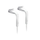 Ubiquiti UniFi Patch Cable, Length 0.3m, White, Ultra-Thin Patch Cable With GbE Support And Flexible, Bendable Boots For Enhanced Installati.