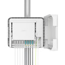 Ubiquiti UISP Box Plus, IPX6-rated Water Resistance, Enclosure for UISP Switch Plus, Pole /Wall-mount, Includes Fiber Strain Relief Kit,