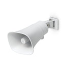 Ubiquiti AI Horn Speaker, White, All-weather PoE 120 dB Horn Speaker With Advanced AI Alert Functionality&Versatile Wall, Corner,Pole Mounting Options