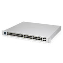 Ubiquiti UniFi 48-port Managed Gigabit Layer2 & Layer3 Switch, Auto-sensing 802.3at PoE+ & 802.3bt PoE, SFP+, Touch Display,  600W GEN2,