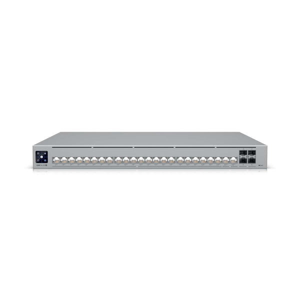 Ubiquiti Pro HD 24 PoE,Professional-grade, Layer 3 Etherlighting Switch, (2) 10 GbE PoE++, (22) 2.5 GbE PoE++, (4) 10G SFP+ Ports.