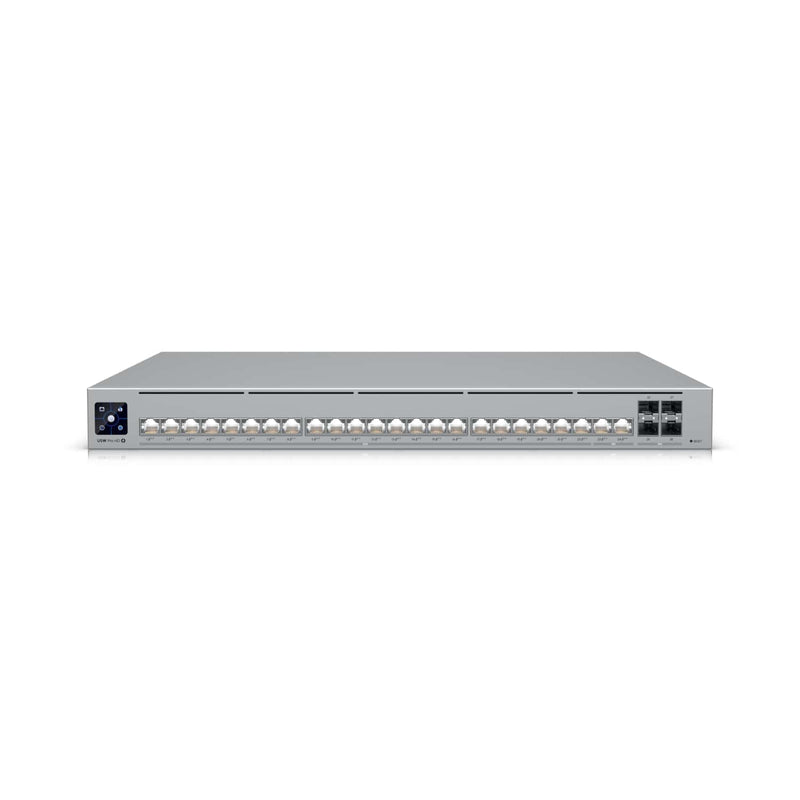 Ubiquiti Pro HD 24 PoE,Professional-grade, Layer 3 Etherlighting Switch, (2) 10 GbE PoE++, (22) 2.5 GbE PoE++, (4) 10G SFP+ Ports.