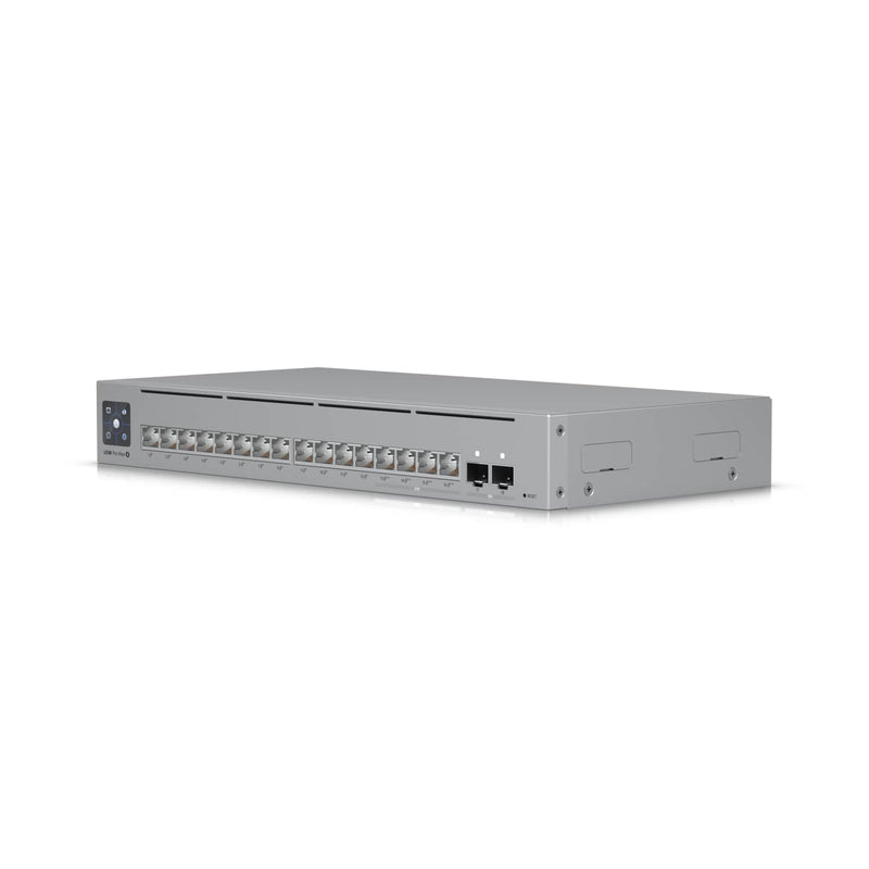 Ubiquiti UniFi Network,Pro Max 16 PoE Switch,16-port, Layer 3 Etherlighting, 2.5 GbE, PoE++ Output, Versatile Mounting Option,180W PoE,