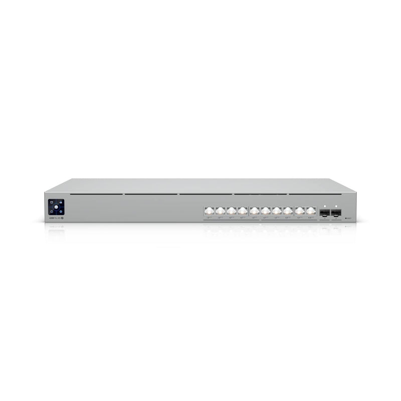 Ubiquiti Pro XG 10 PoE, 1U,Professional-grade 10-port, Layer 3 Etherlighting PoE+++ Switch,(10) 10 GbE and (2) 10G SFP+ Ports,