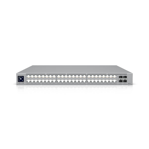 Ubiquiti Pro XG 48 PoE, Professional-grade, 48-port Layer 3 Etherlighting, PoE+++ Switch, (32) 10 GbE, (16) 2.5 GbE PoE, (4) 25G SFP28 Ports