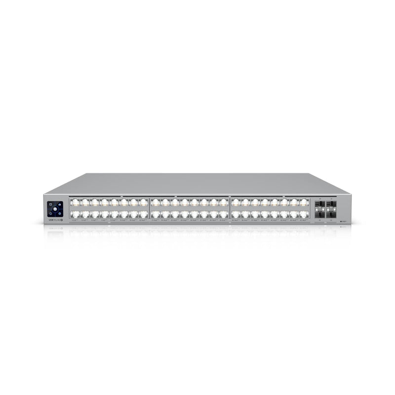 Ubiquiti Pro XG 48 PoE, Professional-grade, 48-port Layer 3 Etherlighting, PoE+++ Switch, (32) 10 GbE, (16) 2.5 GbE PoE, (4) 25G SFP28 Ports