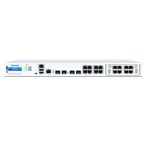 Sophos XGS 3300 Security Firewall Appliance, Rack 1U, FW 58G, TP 10.0G, VPN 31.1G, 8x1GbE, 2xSFP, 2x10Gb SFP+.
