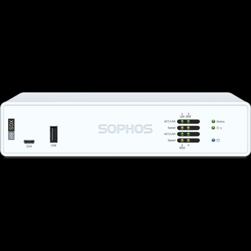 Sophos XGS 88 Security Firewall Appliance, Desktop, FW 9.9G, TP 2.0G, VPN 6.0G, 4x2.5GbE.