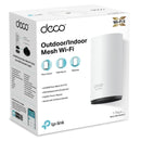 TP-Link Deco X50-Outdoor(1-pack) AX3000 Outdoor / Indoor Whole Home Mesh WiFi 6 Unit, 574 Mbps at 2.4 GHz + 2402 Mbps at 5 GHz