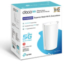 (E)(CH)TP-Link Deco X80-5G(1-pack) 5G AX6000 Whole Home Wi-Fi 6 Gateway, 4804Mbps at 5 GHz + 1148Mbps at 2.4 GHz, 5G 5Gbps/900Mbps, 4G+ Cat20 2Gbps/2