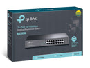 (CH)TP-Link TL-SF1016DS 16-Port 10/100Mbps Smart Switch or wall-mounting design Plug and play 3.2Gbps Switching Capacity Auto-MDI/MDIX Supports MAC(LS