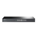 (E)(CH)TP-Link TL-SF1016 16-port 10/100M Switch, 16 10/100M RJ45 ports, 1U 19-inch rack-mountable steel case