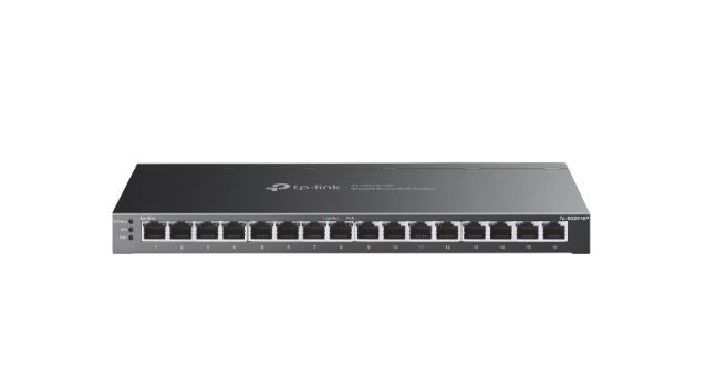 TP-Link TL-SG2016P JetStream 16-Port Gigabit Smart Switch with 8-Port PoE+