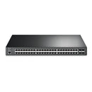 TP-Link SG3452P Omada 52-Port Gigabit L2+ Managed Switch with 48-Port PoE+,  Integration with Omada SDN Controller,Static Routing, 802.1Q VLAN, QinQ