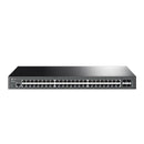 TP-Link SG3452X Omada 48-Port Gigabit L2+ Managed Switch with 4 10GE SFP+ Slots, Integration with Omada SDN Controller, Static Routing, OAM, sFlow, DD