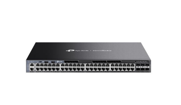 TP-Link SG6654X Omada 48-Port Gigabit Stackable L3 Managed Switch with 6 10G Slots