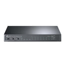 (E)TP-Link TL-SL1311MP 8-Port 10/100Mbps + 3-Port Gigabit Desktop Switch with 8-Port PoE+, Extend Mode for 250m PoE Transmitting, Isolation Mode, PoE
