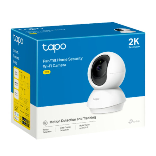 TP-Link TC71 Pan/Tilt Home Security Wi-Fi Camera, 1080P Full HD,Two-Way Audio,Sound & Light Alarm,Motion Detect