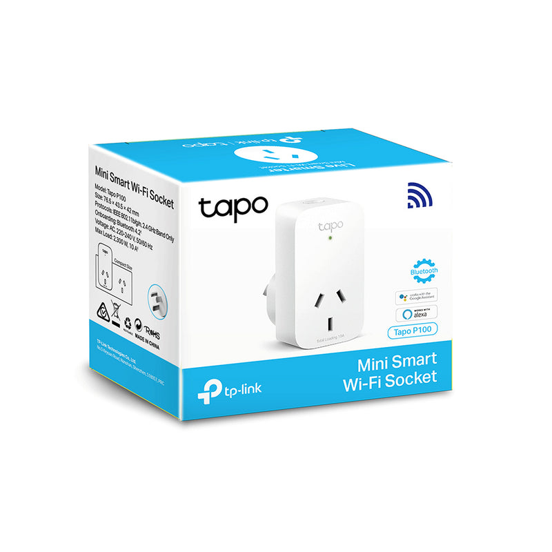 TP-Link Tapo P100(1-pack) Mini Smart Wi-Fi Socket Smart Plug