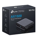 TP-Link TL-WR1502X AX1500 Wi-Fi 6 Travel Router, 1201 Mbps at 5 GHz + 300 Mbps at 2.4 GHz, 2× Internal Antennas, 1× Gigabit WAN Port + 1× Gigabit LAN