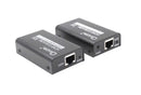 Oxhorn HDMI Extender over Ethernet 1080p HDCP 1.2 FHD up to 60m with PoE function alloy casing Black 2 year warranty
