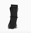 (LSFor Corsair PSU - BLACK Premium Individually Sleeved ATX 24-Pin Cable Type 4 Gen 4 – Black