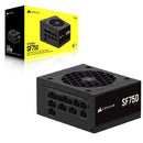 Corsair SF Series SF750 Fully Modular 80 PLUS Platinum SFX Power Supply (AU) – 750W, 92mm FDB, 8×SATA, 2×EPS, 2×PCIe, Type 5, 100K hrs, ATX 3.1