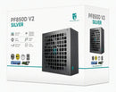DeepCool PF850D V2 850W Gamer Storm 80+ Silver/Cybenetics Non-Modular ATX Power Supply, Taiwanese Capacitors, ATX12V V3.1