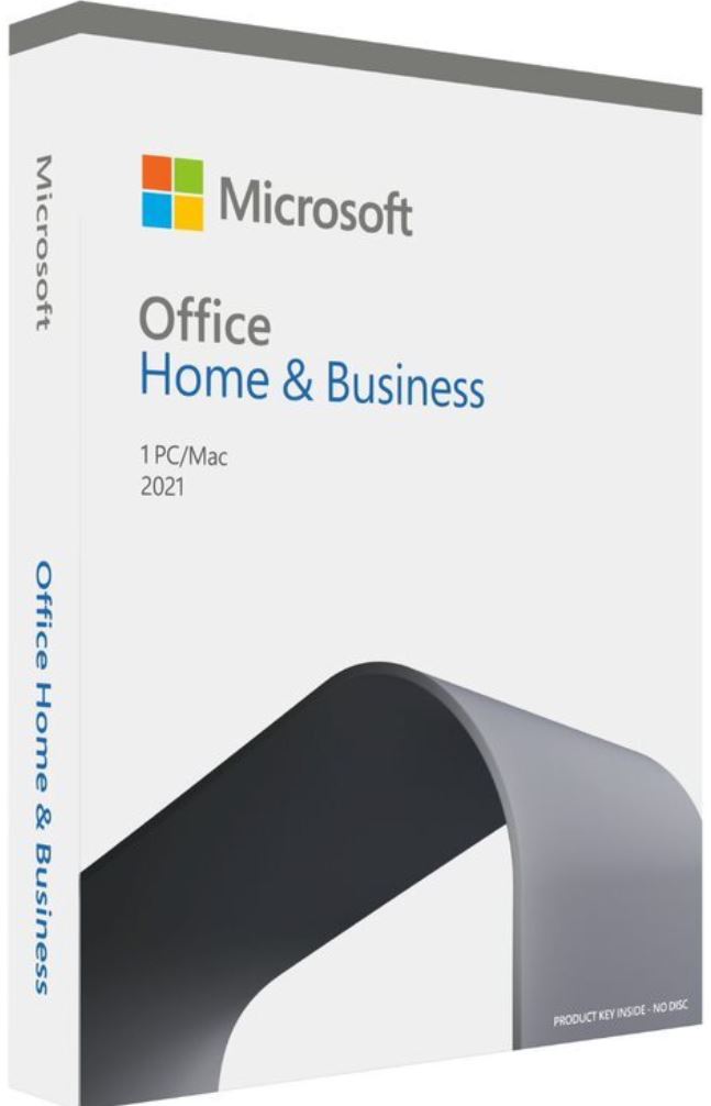 Microsoft Office Home and Business 2021 English APAC Medialess Retail New. Word, Excel, Power Point, Outlook for PC and Mac