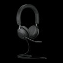 Jabra Evolve2 40 SE Wired USB-C UC Stereo Headset, 360° BusyLight, Noise Isolationg Ear Cushions, 2Yr Warranty, Plug-and-play, 3-Microphone Technology