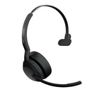 Jabra Evolve2 55, USB C, UC, Mono, Active Noise Cancellation (ANC), Link 380 Bluetooth® Adapter ,30m Wireless Range, 18 Hours Battery Life