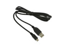 Jabra USB-A to Micro-USB Cable, 9400 Series Spare Mini USB Cable, For Jabra Evolve USB wireless headset or Jabra Engage 75/65, black, length of 1.5M