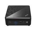 MSI Cubi N ADL S-214BAU Mini PC barebone Intel N100 DDR4 upto 16GB  Intel HD Graphics 1x M.2, 2x USB 3.2