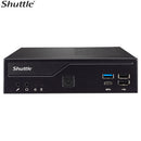 Shuttle DH610 Slim Mini PC 1L Barebone - Intel 12th/13th/14th Gen , 2xDDR4, 2.5' HDD/SSD bay, 2xLAN (1G & 2.5G), 2xRS232, HDMI, 2xDP, 120W, Vesa