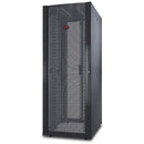 APC NetShelter SX, Networking Rack Enclosure, 42U, Black, 1991H x 750W x 1070D mm with Casters, Feet, Vertical Cable Managers, Side Panels