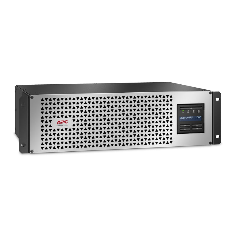 APC Smart-UPS, Line Interactive, 1500VA, Lithium-ion,Rackmount 3U, 230V, 6x IEC C13 outlets, SmartConnect Port+Slot, Short Depth
