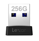 Lexar S47 256GB JumpDrive® Plug n Stay USB 3.1 Flash Drive, up to 250MB/s read And for added versatility, the drive is backwards compatible with USB 3