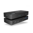 mbeat® mbeat USB-C Triple 4K Display Docking Station Triple 4K@60Hz 1 × HDMI 2.0 Host Port: 1 × USB-C 10Gbps 2 × USB-C 10Gbps 4 × USB-A 5Gbps