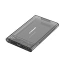 mbeat® A1 See-Through Tool Free USB 3.0 2.5' SATA HDD Enclosure - Black USB Port: USB 3.0 Data Speed: Maximum up to 5Gbps Product Weight: 53g