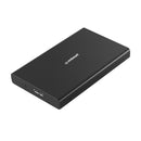 mbeat® A2 Slim Tool-Free USB 3.0 2.5' SATA HDD Enclosure - Black USB Port: USB 3.0 Product Weight: 35g Maximum up to 5Gbp Product Weight: 35g